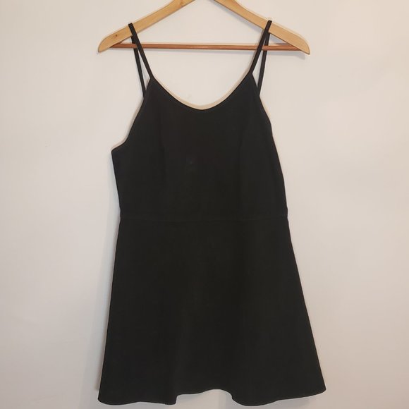 Black Suede Mini dress - Picture 2 of 6